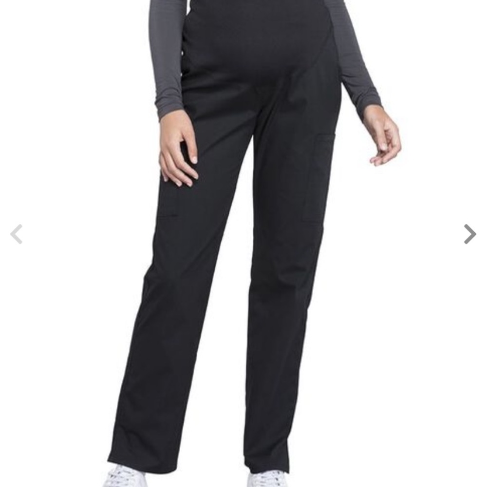 XXL Maternity Cherokee Black Scrub Pants